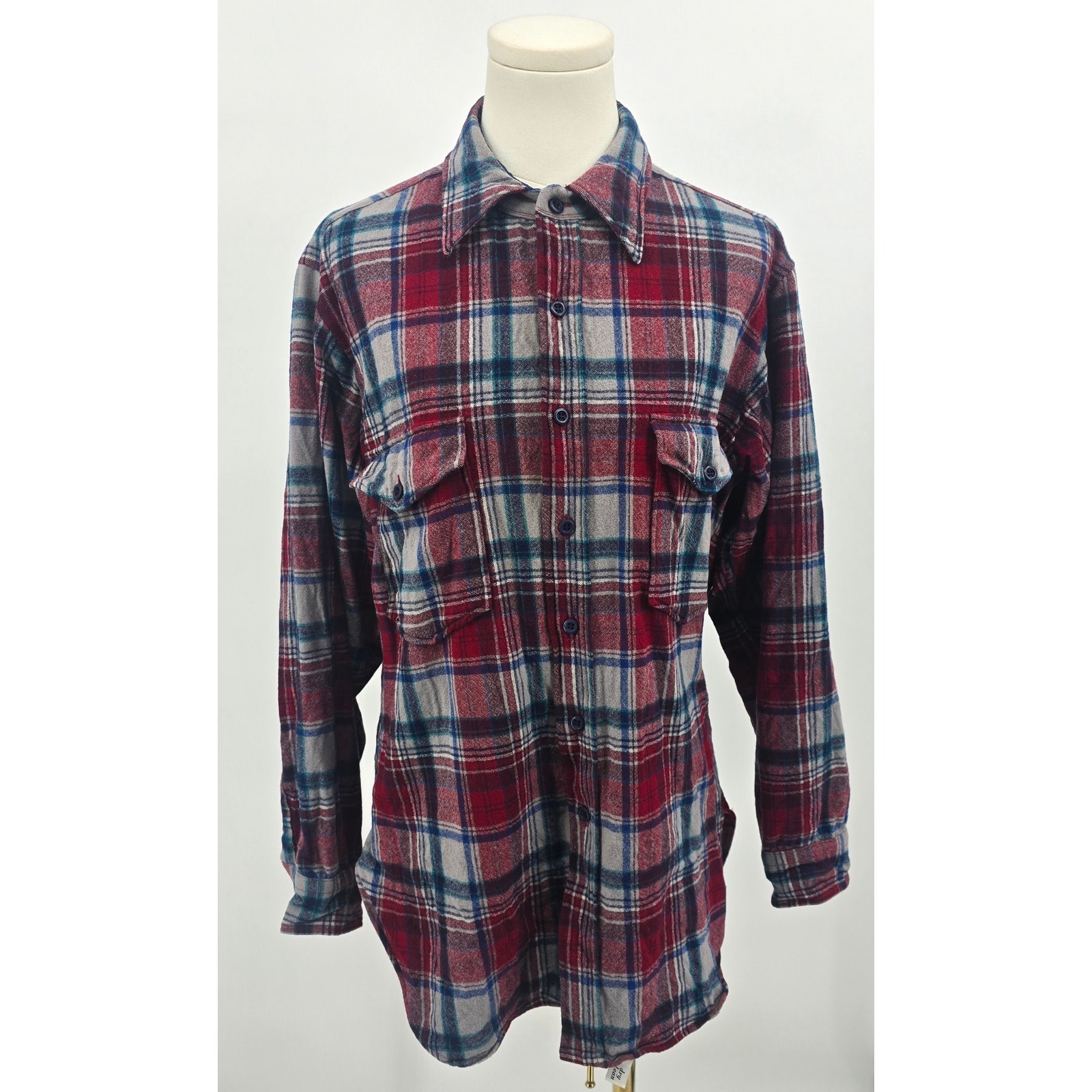Vintage 1970s Pendleton Wool Work ShirtJacket Made In Usa